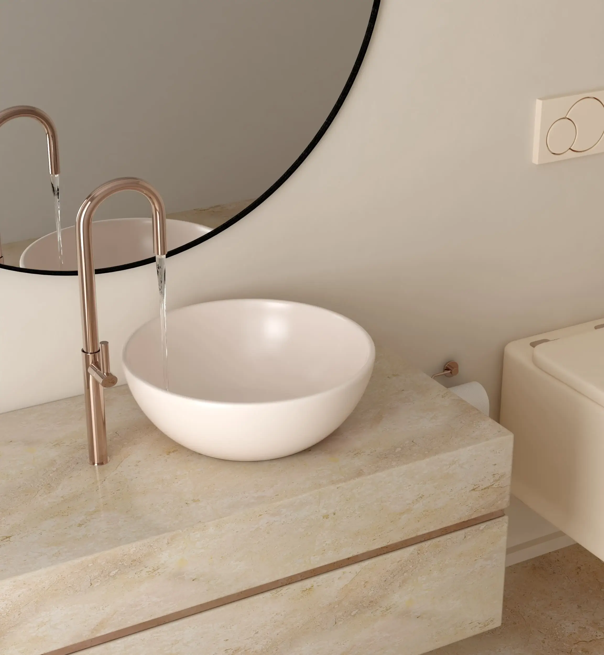 Faucet and vasque 3D